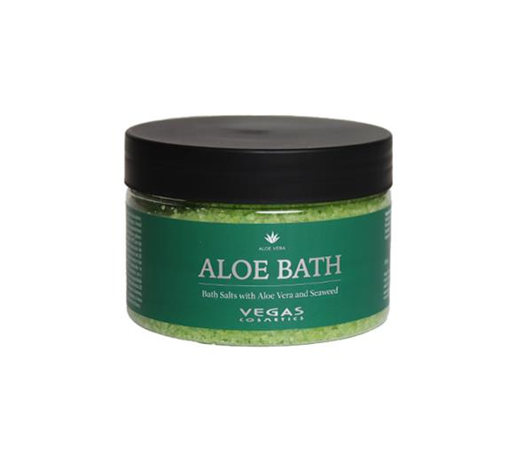 Badzout met aloë vera en zeewier